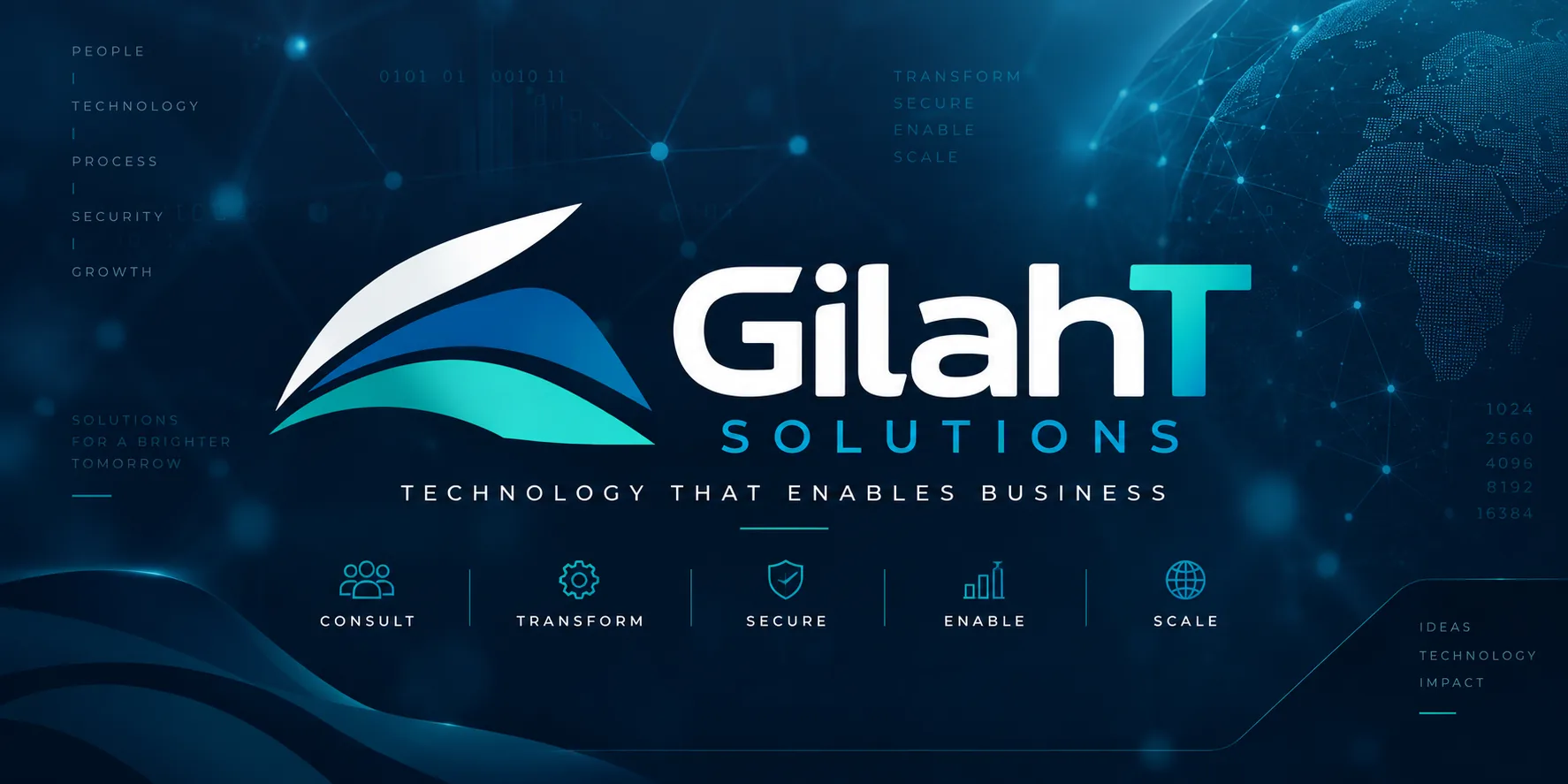 GilahT Solutions brand: Consult, Transform, Secure, Enable, Scale